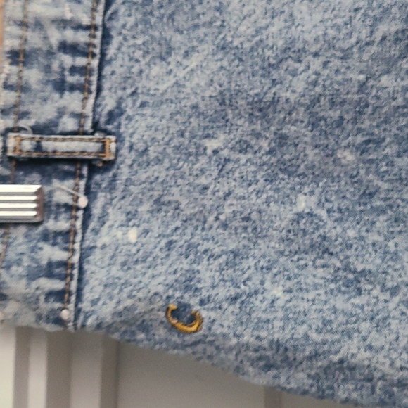 Cimarron Acid Wash Denim Skirt (S) - Picture 2 of 7